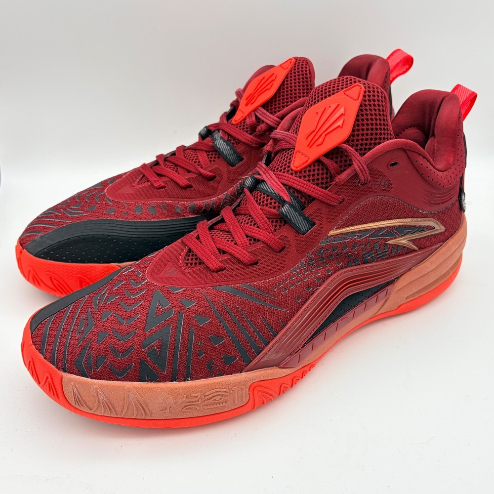 Anta Kai 1 Team Basketball‎ Shoes Mens 14 Bred Red Black Kyrie Irving